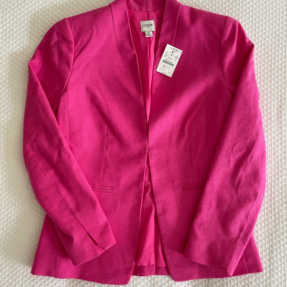 J. Crew Pink Blazer NWT